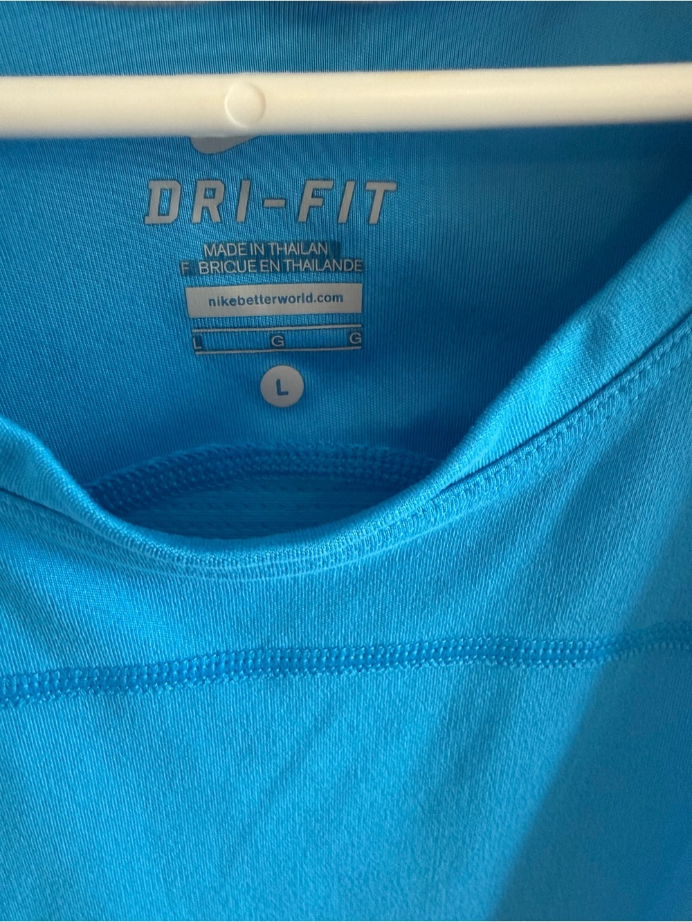 Nike Women's Bright Blue Dri-FIT tank size large - Picture 7 of 8